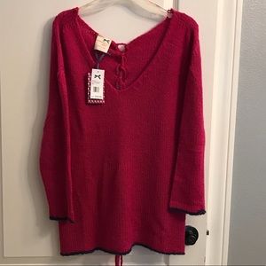 NWT fushia pink sweater by Tommy Girl